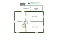 Casa 50 m² Liasnianski sielski Saviet, Belarús