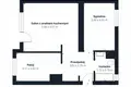 3 room apartment 58 m² Warsaw, Poland