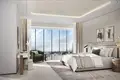 Residential complex Luxury sky villa in the new high-rise Atelis residence with a direct access to the promenade in Dubai Design District, in the heart of Dubai