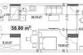 Apartamento 2 habitaciones 59 m² Batumi, Georgia