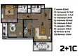 Apartamento 3 habitaciones 91 m² Mezitli, Turquía