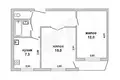 Wohnung 2 zimmer 47 m² Brest, Belarus