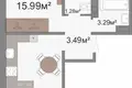 Apartamento 1 habitación 42 m² Viazan, Belarús