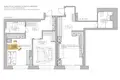 3 room apartment 66 m² Warsaw, Poland