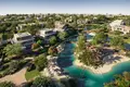Residential complex New villas surrounded by green parks, gardens, lakes and lagoons, Dubailand, Dubai, UAE