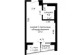 1 room apartment 34 m² Minsk, Belarus