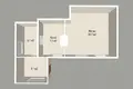 1 room apartment 40 m² Minsk, Belarus