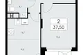 Mieszkanie 2 pokoi 38 m² Kommunarka, Rosja