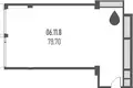 Oficina 76 m² en Rumancevo, Rusia