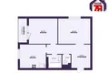 2 room apartment 62 m² Salihorsk, Belarus