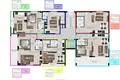 Apartamento 2 habitaciones 78 m² Alanya, Turquía