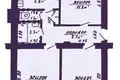 3 room apartment 64 m² Maladzyechna, Belarus