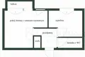 Mieszkanie 2 pokoi 46 m² Warszawa, Polska