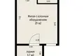 1 room apartment 32 m² Minsk, Belarus
