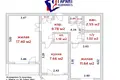 2 room apartment 56 m² Minsk, Belarus
