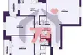 3 room apartment 68 m² Barysaw, Belarus