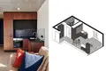 1 room apartment 24 m² Minsk, Belarus