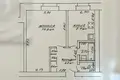 Wohnung 1 zimmer 34 m² Sluzk, Belarus