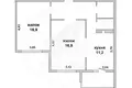 2 room apartment 59 m² Brest, Belarus