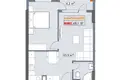 Квартира 2 комнаты 48 м² Батуми, Грузия
