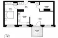 Квартира 2 комнаты 55 м² в Варшаве, Польша