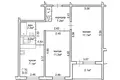 Wohnung 2 zimmer 49 m² Minsk, Belarus