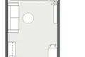 Apartamento 1 habitación 29 m² Klaipeda, Lituania