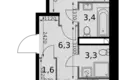 Mieszkanie 2 pokoi 59 m² Moskwa, Rosja