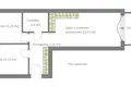 3 room apartment 57 m² Warsaw, Poland