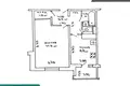 Квартира 1 комната 40 м² Минск, Беларусь
