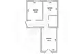 2 room apartment 48 m² Brest, Belarus