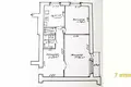 2 room apartment 54 m² Lapicy, Belarus
