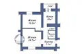 Квартира 2 комнаты 61 м² Барановичи, Беларусь