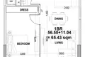 1 bedroom apartment 65 m² Dubai, United Arab Emirates