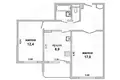 2 room apartment 53 m² Muchaviecki sielski Saviet, Belarus