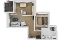 1 bedroom apartment 53 m² Montenegro, Montenegro