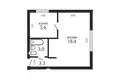 Квартира 1 комната 30 м² Минск, Беларусь