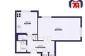 Apartamento 1 habitación 37 m² Saligorsk, Belarús
