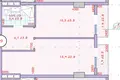 Wohnung 2 zimmer 38 m² Batumi, Georgien