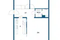 Wohnung 3 zimmer 69 m² Kouvola sub region, Finnland