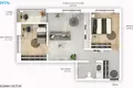 3 room apartment 63 m² Kaunas, Lithuania