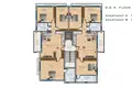 2 bedroom penthouse 124 m² Gazimagusa Belediyesi, Northern Cyprus