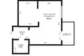 1 room apartment 56 m² Minsk, Belarus