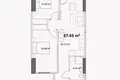 Appartement 2 chambres 56 m² Batoumi, Géorgie