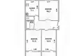 3 room apartment 62 m² Muchaviecki sielski Saviet, Belarus