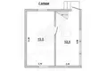 Maison 44 m² Muchaviecki sielski Saviet, Bélarus