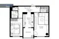 Appartement 2 chambres 55 m² Vilnius, Lituanie