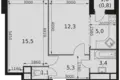 Mieszkanie 2 pokoi 43 m² Mytishchi Urban Okrug, Rosja