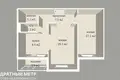 2 room apartment 57 m² Kopishche, Belarus