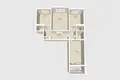 Квартира 3 комнаты 66 м² Минск, Беларусь